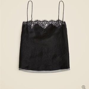 J. Crew Lace Trim Cami Top